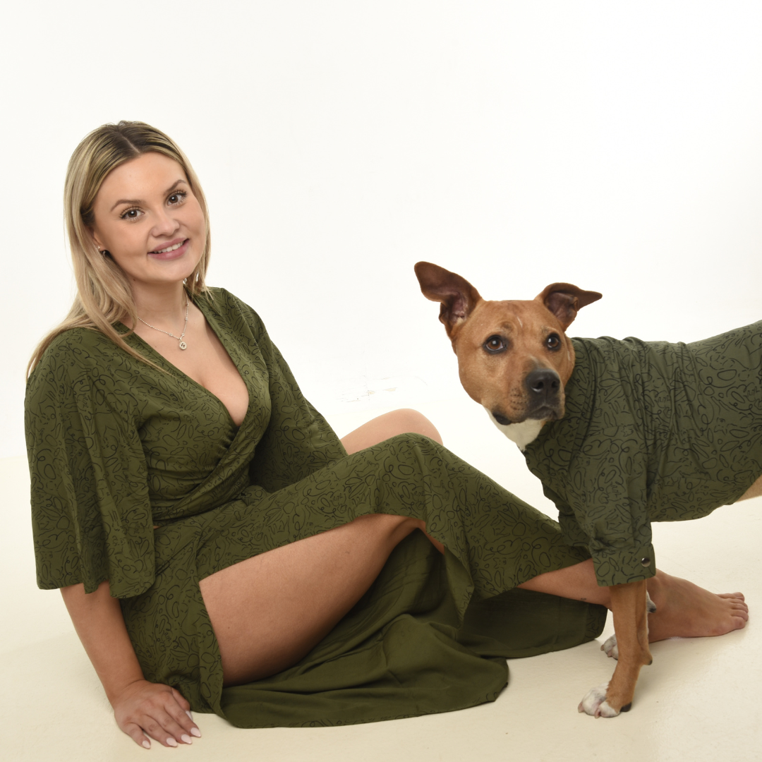 VERDE DOG PRINT MATCHING COLLECTION - FOR DOG